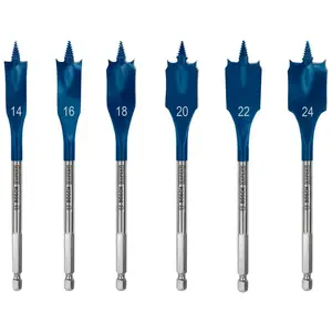Comparateur de prix : Bosch - coffret de mèches plates self cut speed 6 pièces 2608900332