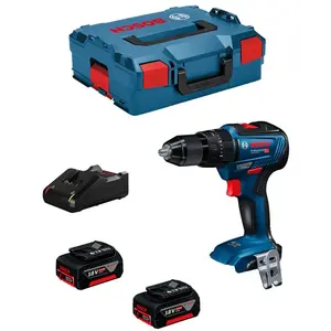 Bosch Perceuse visseuse GSR 18V-55 + 2 x 4.0Ah BOSCH - 06019H5300 pas cher