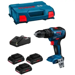 Bosch - Perceuse-visseuse à percussion 55 Nm + 3 batteries 4 Ah ProCOR... pas cher