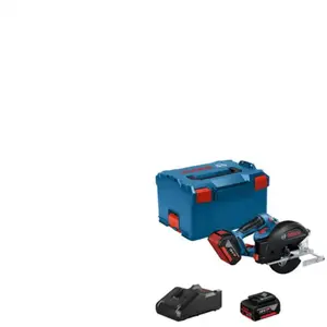 Comparateur de prix : Scie circulaire sans fil GKM 18V-50 Bosch, 2 x batterie GBA 18V 5.0Ah