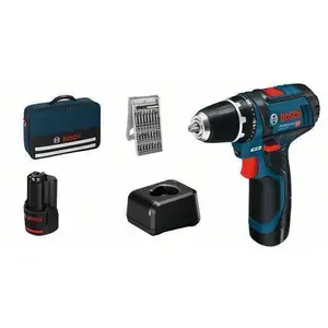 Comparateur de prix : Bosch Professional -Perceuse sans fil 12 V + 2 batteries