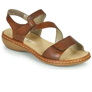 Comparateur de prix : Rieker Femme Damen 659C7 Sandalen Sandale, Braun, 40 EU