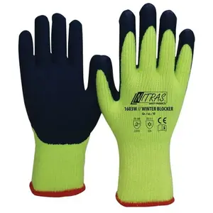 Comparateur de prix : NITRAS Gant de protection contre le froid Winter Blocker taille 10 jaune/bleu en 388, en 511 catégorie epi ii tissu à boucles en coton