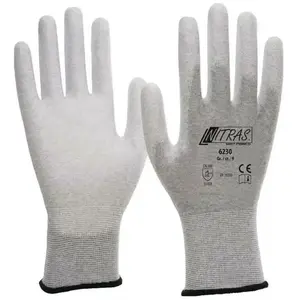 NITRAS Gant 6230 taille 9 gris/blanc en 388, en 16350 catégorie epi ii en 388, en 16350 pas cher