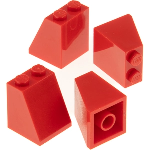 4x Lego tuiles 65° 2x2x2 rouge oblique 4251818 4234526 3678bVendu parkaufland