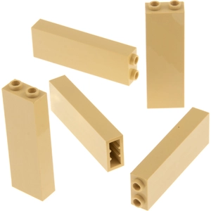 5x Lego brique de construction 1x2x5 beige pilier Star Wars 4114064 24...Vendu parkaufland