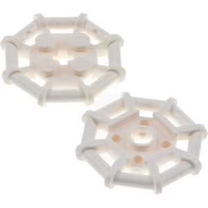 2x Lego grille plaque 2x2 blanc octogonal picots rond Star Wars 600901...Vendu parkaufland