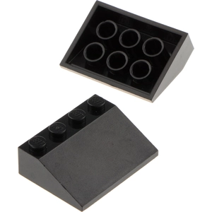 2x Lego Tuile 33° 3x4 noir incliné Toiture tuile lisse 6435854 3016 32...Vendu parkaufland