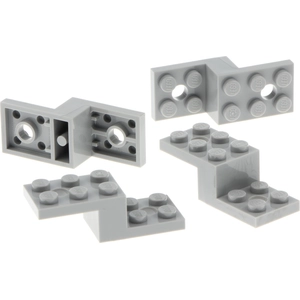 4x Lego plaque d'angle 5x2x1 1/3 nouveau-gris clair support d'angle br...Vendu parkaufland