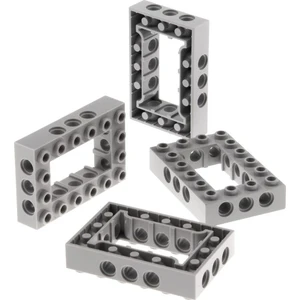 4x Lego Technic brique de cadre de construction 4x6 nouveau-gris clair...Vendu parkaufland