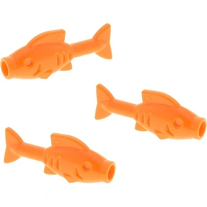 3x Lego animal poisson City orange nourriture set 10403 41379 4623481 ... pas cher