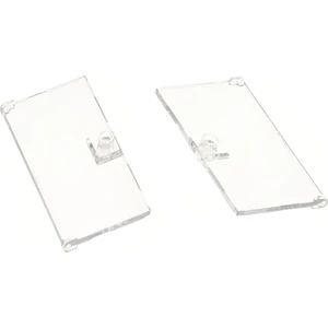 2x Lego Maison Porte Vitre transparente blanche 1x4x6 avec poignée bou...Vendu parkaufland
