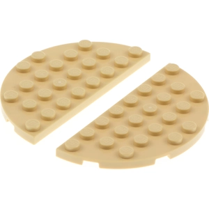 2x Lego plaque de construction demi-ronde 4x8 beige demi-cercle Star W...Vendu parkaufland
