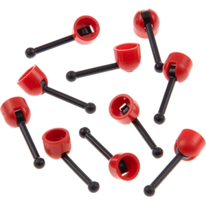 10x Lego antenne rouge levier de vitesse noir Star Wars 75159 10188 45...Vendu parkaufland