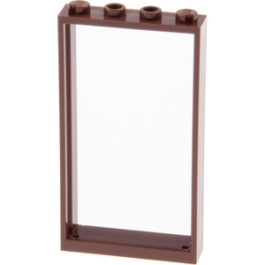 1x Lego porte cadre 1x4x6 rouge marron sans vitre maison 6262952 66190...Vendu parkaufland