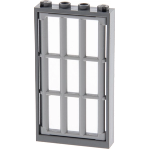 1x Lego fenêtre cadre 1x4x6 nouveau-gris foncé grille nouveau-gris cla...Vendu parkaufland