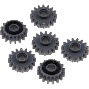 6x Lego Technic Roue dentée nouveau-gris foncé 16 dents Embrayage liss... pas cher
