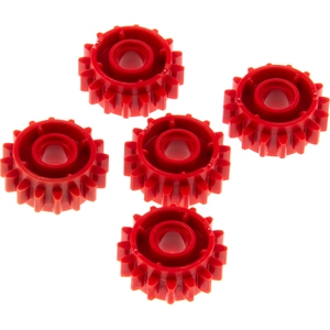 5x Lego Technic Roue dentée rouge 16 dents Accouplement des deux côtés...Vendu parkaufland