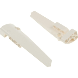 2x Lego Technic Panneaux de revêtement 5/6 blanc long lisse côté A/B 6...Vendu parkaufland