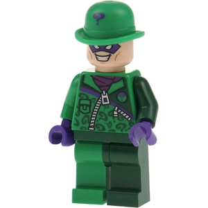1x Lego Minifigure Super Heroes Batman The Riddler fermeture éclair 76... pas cher