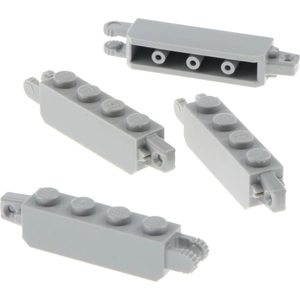 4x Lego pierre de charnière 9 dents 1x4x1 nouveau-gris clair pierre d'...Vendu parkaufland