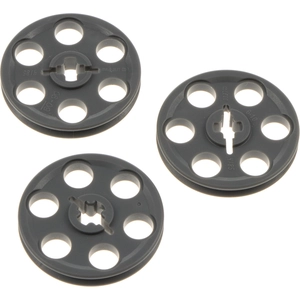 3x Lego Technic poulie 3x3 nouveau-gris foncé roue poulie 65668 4185Vendu parkaufland