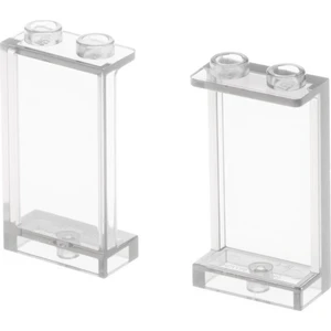 2x Lego Fenêtres Panneaux 1x2x3 transparent blanc Supports 74968 35340...Vendu parkaufland