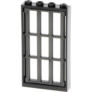 1x Lego fenêtre cadre 1x4x6 noir panneau de porte grille gris perle 92...Vendu parkaufland