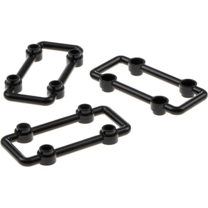 3x Lego Barre de grille 1x6x3 noire Clôture Grille Poignée de maintien...Vendu parkaufland