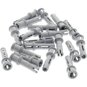 20x Lego Technic Pin 3L nouveau-gris clair Douille d'arrêt petites piè... pas cher