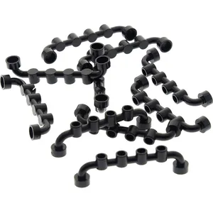 10x Lego Clôture 1x6 noir Garde-corps Outil Support Picots pour 641560...Vendu parkaufland