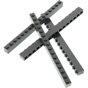 4x Lego brique de construction 1x16x1 nouveau-gris foncé SW Harry Pott...Vendu parkaufland
