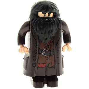 1x Lego Minifigure Harry Potter Rubeus Hagrid brun foncé 10217 4738 48... pas cher