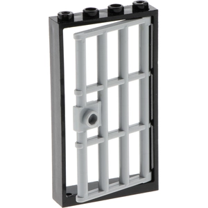 1x Lego cadre de porte 1x4x6 noir panneau de porte grille nouveau-gris...Vendu parkaufland