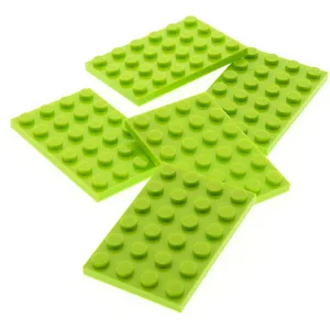 5x Lego plaque de construction 4x6 lime vert clair Basic plaque de bas...Vendu parkaufland