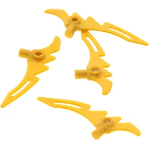 4x Lego figurines arme épée lame perle or dentelé Ninjago 70670 464687...Vendu parkaufland