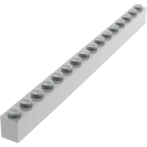 1x Lego Bau Bau Stein 1x16x1 neu-hell grey Basic Star Wars 10253 10188... pas cher