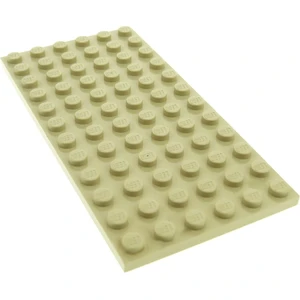1x Lego plaque de construction 6x12 beige plaque de base Star Wars 101... pas cher