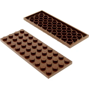 2x Lego Bau Platte 4x10 Basic rot rot braun Star Wars 79109 10236 7505...Vendu parkaufland