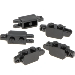 5x Lego pierre de charnière 9 dents 1x2x1 noir pierre d'articulation v...Vendu parkaufland