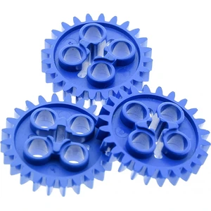 3x Lego Technic roue dentée z24 bleu roues dentées roue technique 3648Vendu parkaufland