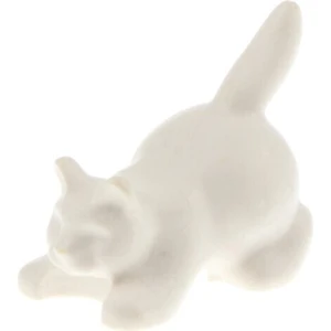 1x Lego animal chat blanc recroquevillé Harry Potter Farm Set 9314 422... pas cher