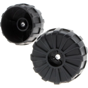2x Lego Roue plastique dure 54x30 noire voiture véhicule espace 70731 ...Vendu parkaufland