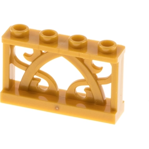 1x Lego Zaun 1x4x2 perl or Ornament Gatter Gitter Studs leather 19121Vendu parkaufland