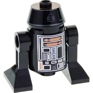 1x Lego minifigure Star Wars épisode 4/5/6 droïde R5-J2 noir 9492 sw03... pas cher