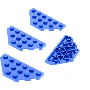 4x Lego Cale plaque de construction 3x6 bleu aile trapèze Star Wars 75...Vendu parkaufland