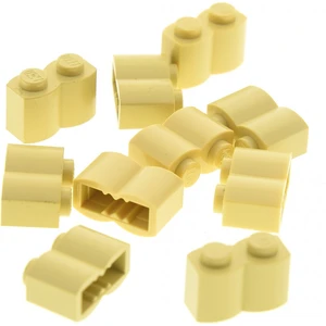 10x Lego brique de construction modifiée 1x2x1 beige palissade bloc bo...Vendu parkaufland