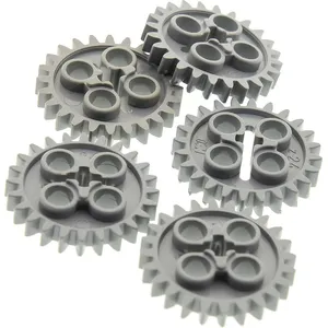 5x Lego Technic roue dentée z24 nouveau-gris clair roues dentées 24 de... pas cher