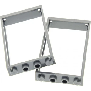 2x Lego cadre de porte 1x4x6 nouveau-gris foncé type2 (2 pleins) 45357...Vendu parkaufland