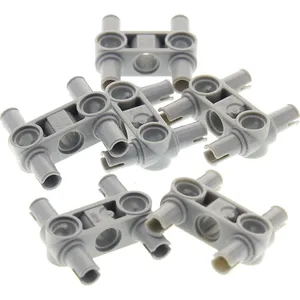 6x Lego Technic Connecteur 3L nouveau-gris clair 4 broches Mindstorms ...Vendu parkaufland